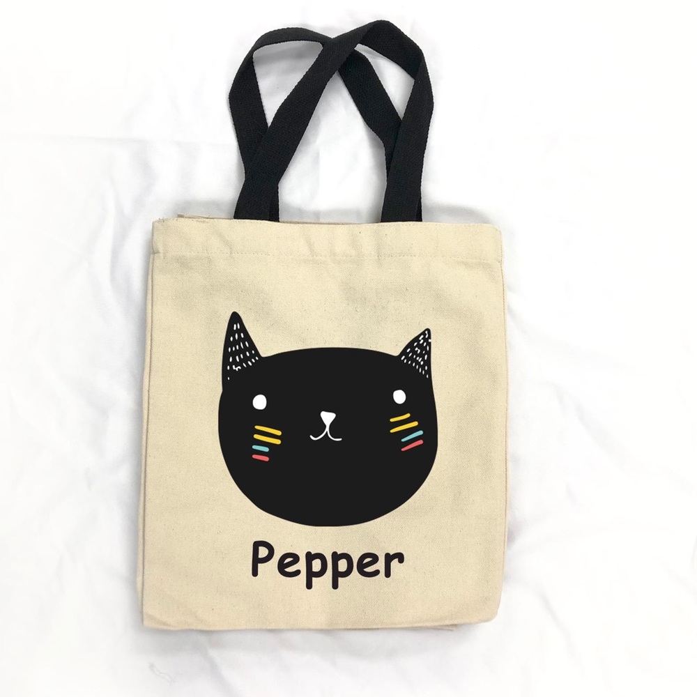 Personalized Cat Tote Bags - Picture 9 of 12